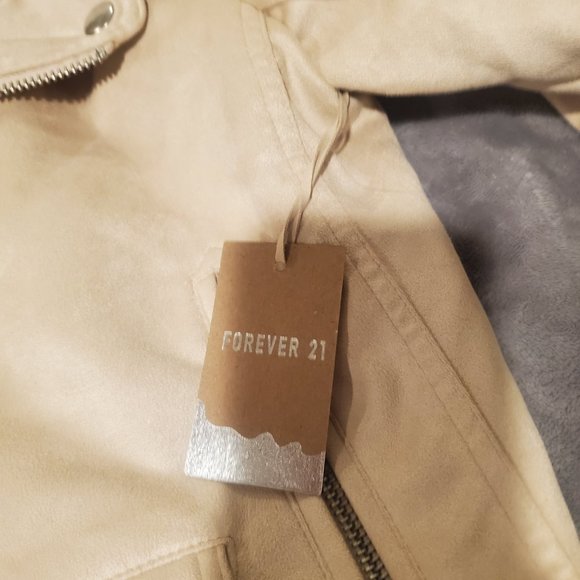 Faux suede motto jacket - Picture 4 of 7